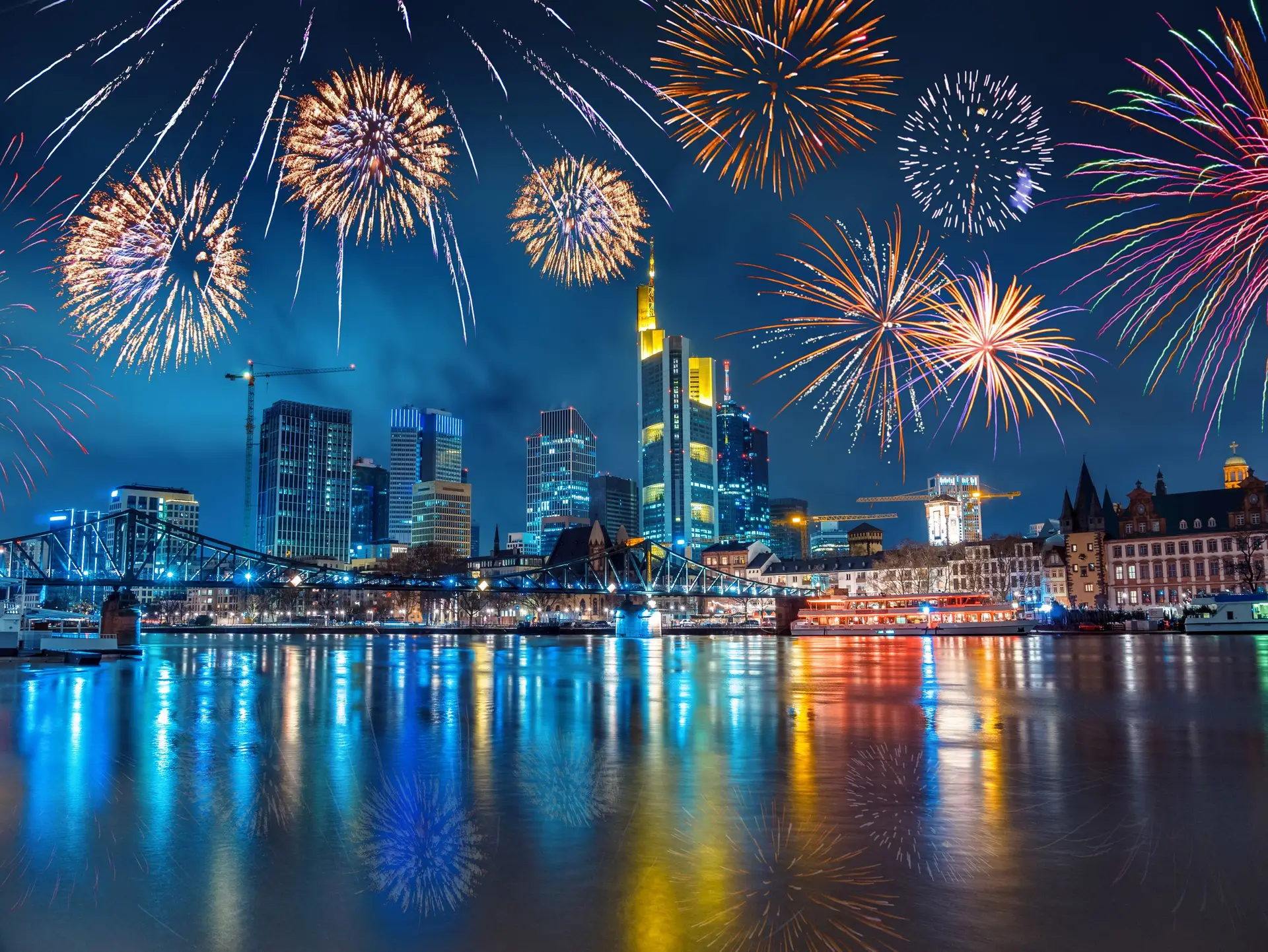 Silvester auf dem Main-Donau-Kanal
