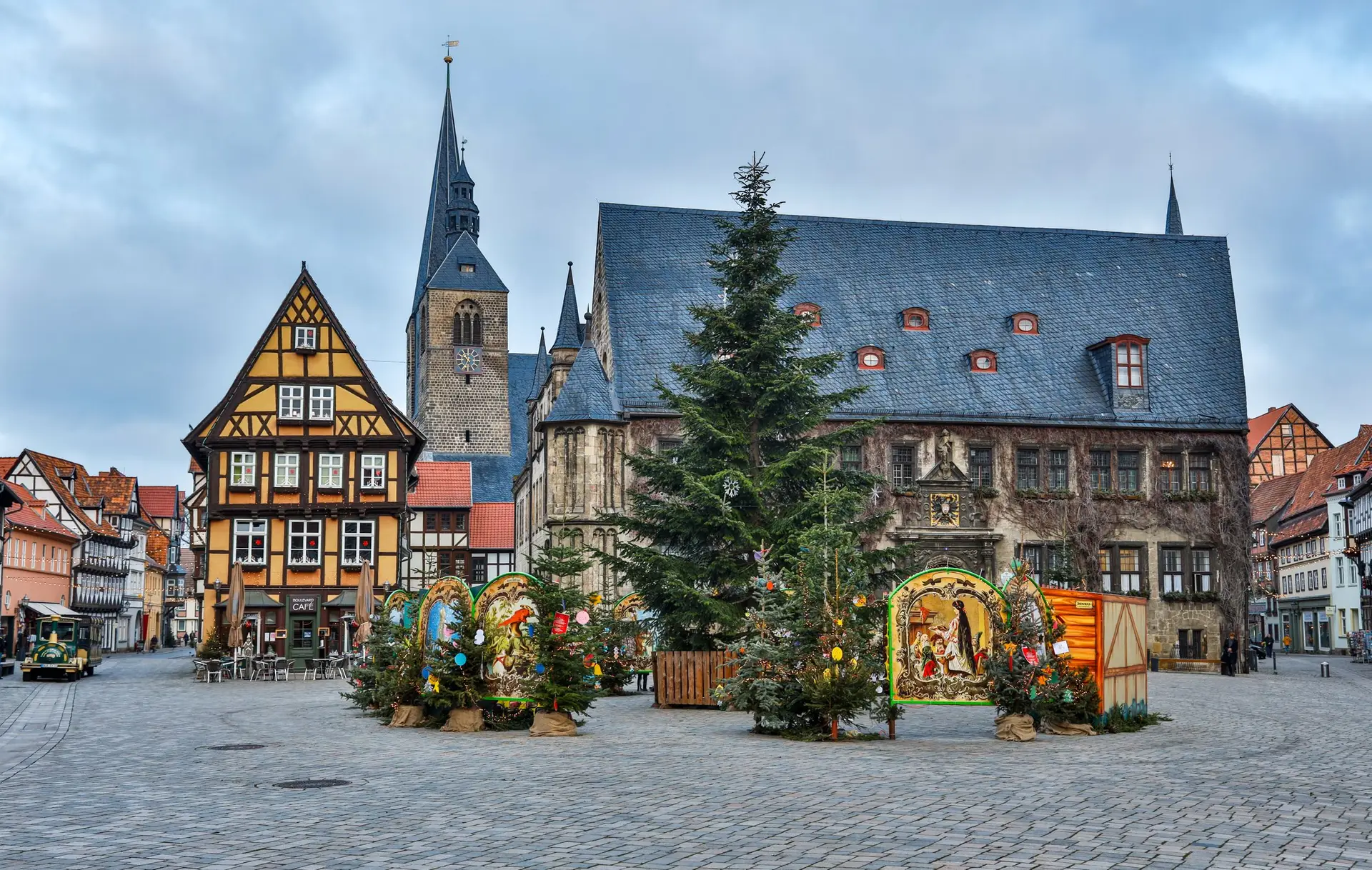 Advent in den Höfen Quedlinburgs
